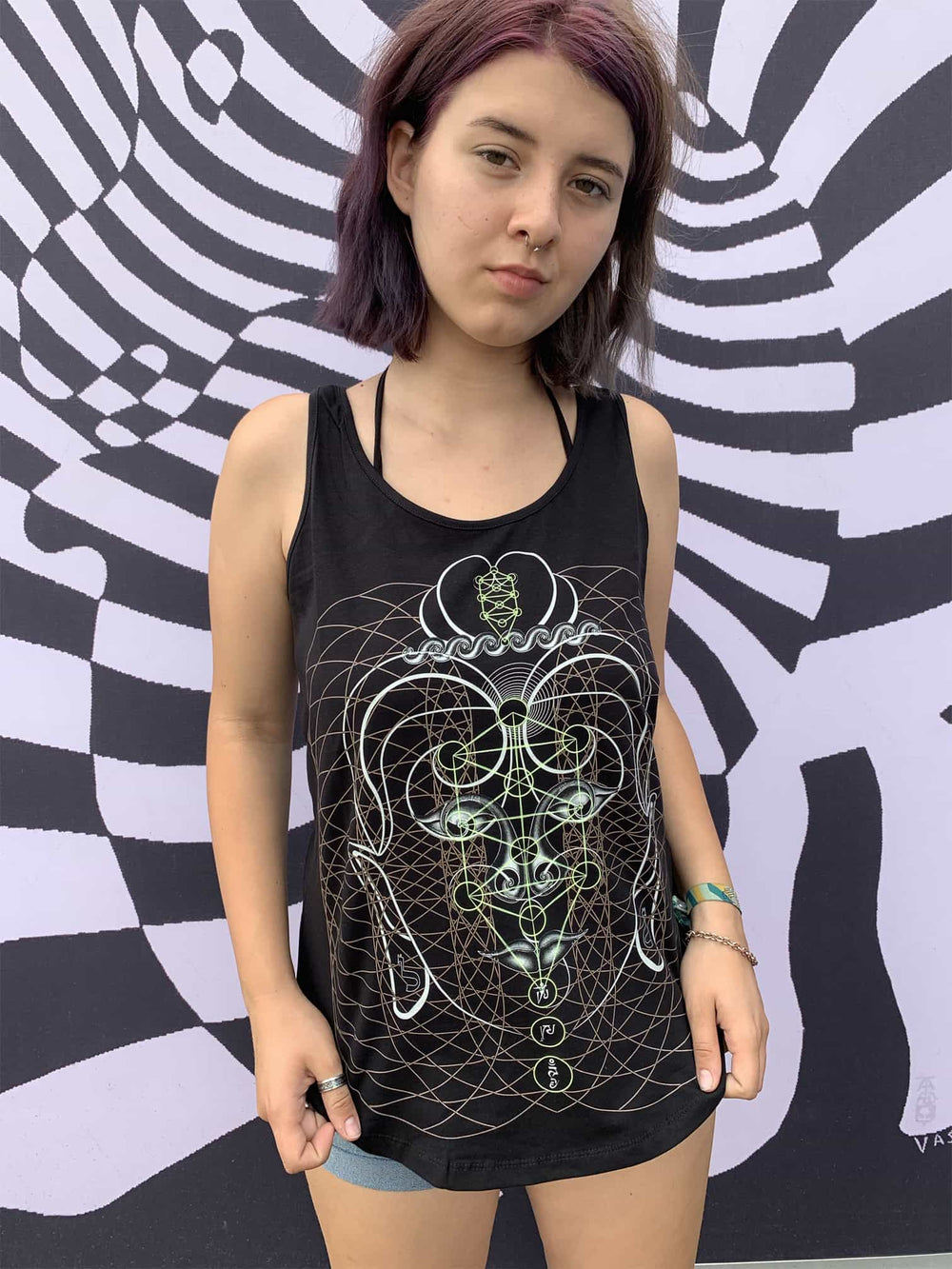 Buddha Vibes Hung Women Vest Top - symbolika
